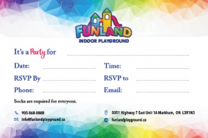 Funland Invotation Card